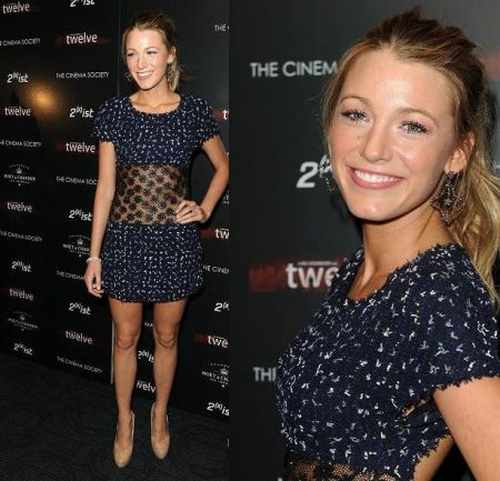 I like Blake Lively She is tall blonde and beautiful
