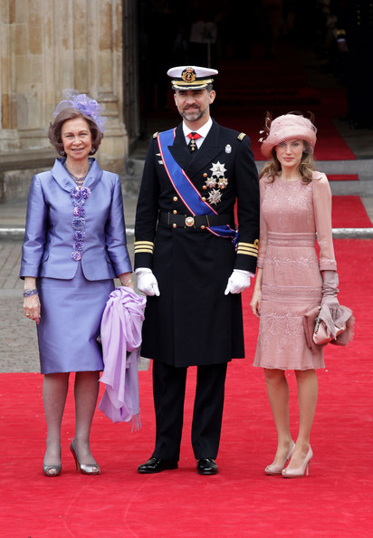 Crown Princess MarieChantel of Greece wore a beautiful pearl grey dress 