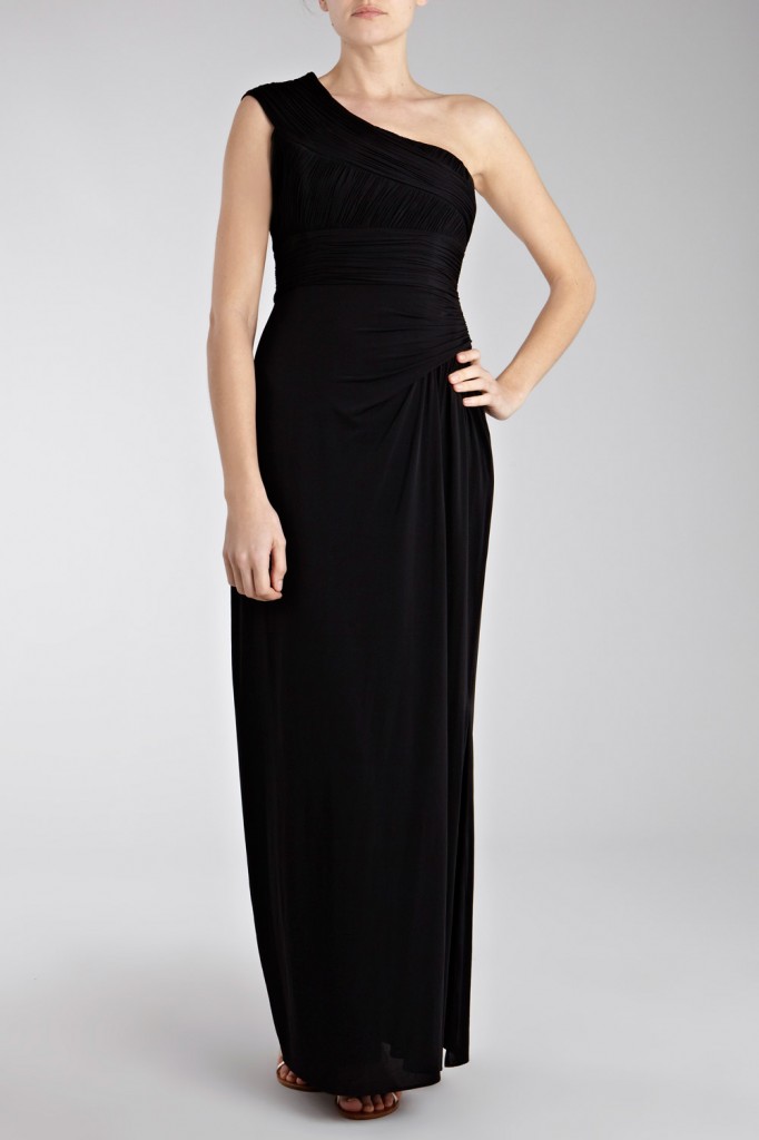 elita one shoulder maxi dress £160